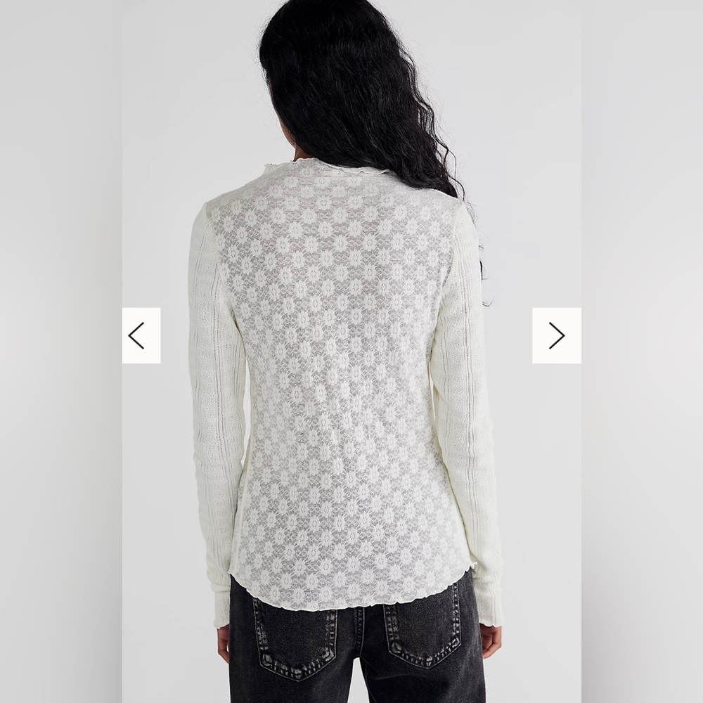 NWT FREE PEOPLE Gardenia Lula Top size XS - Picture 7 of 11